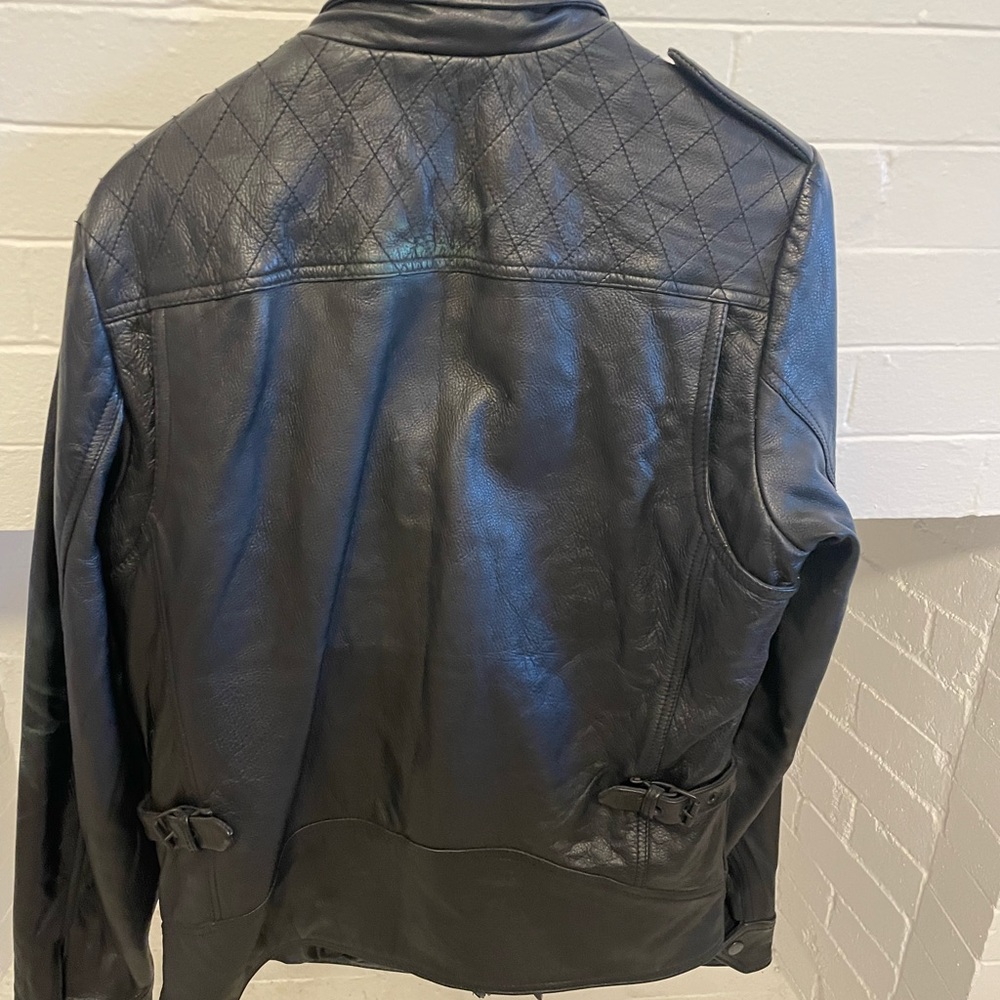 Comune Mitchell 100% Leather Jacket Size Large - image 2